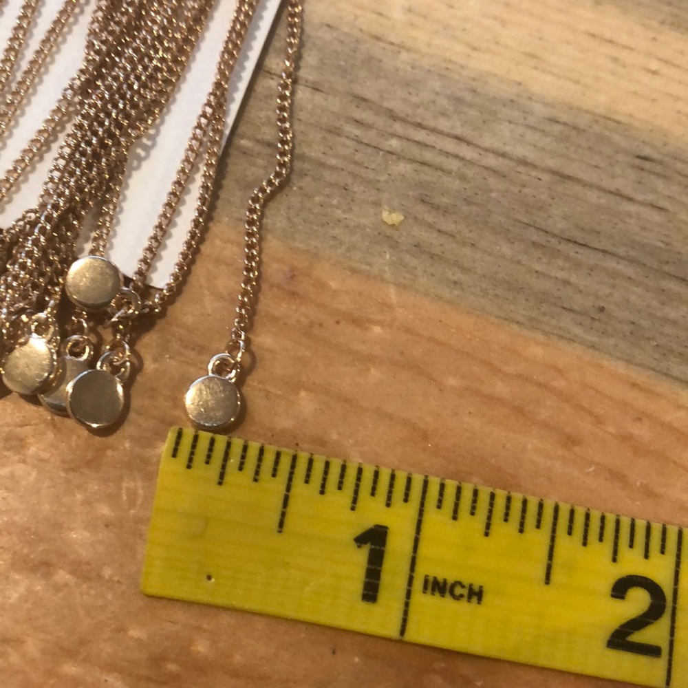 Gold Metal Chain Duster Earring - Picture 4 of 5